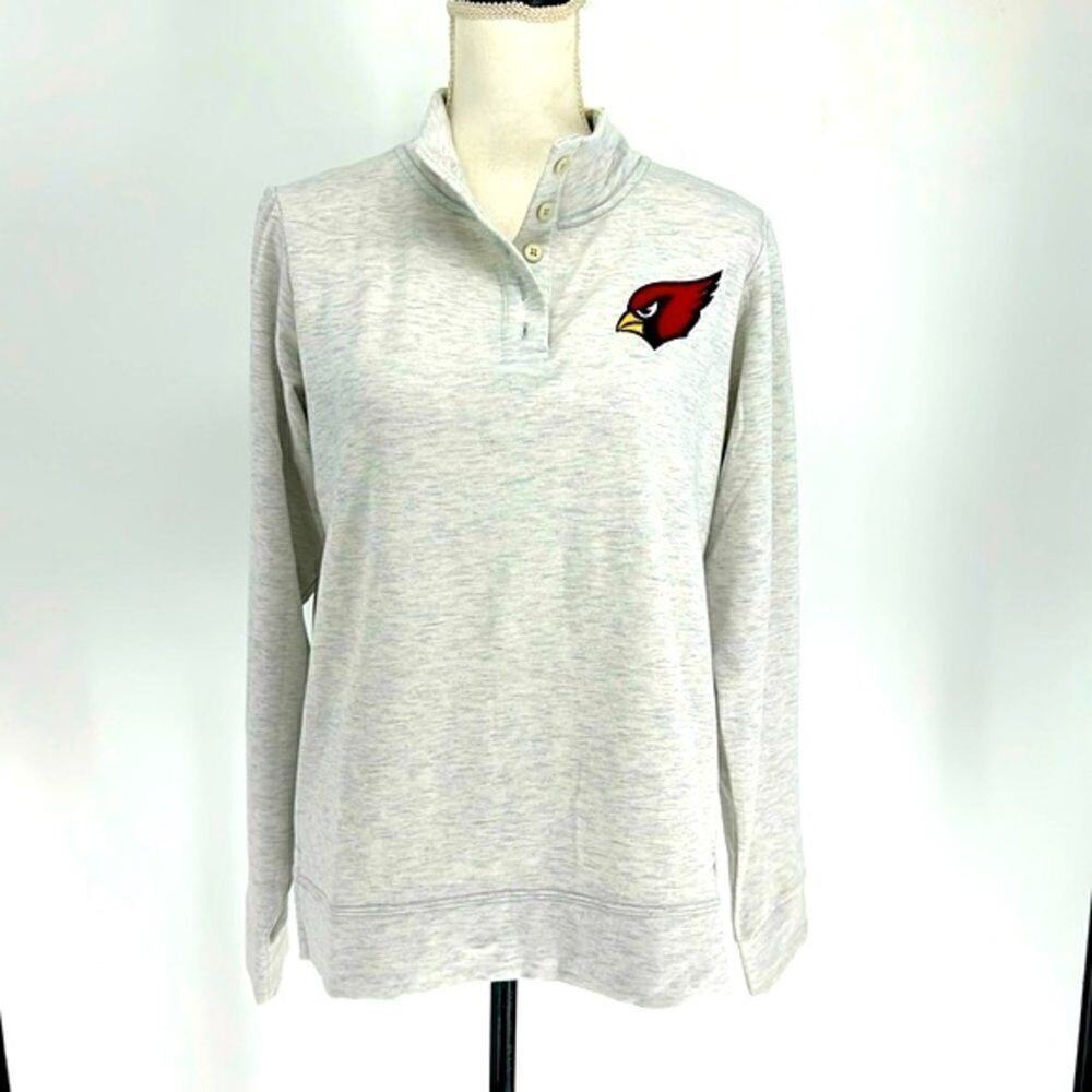 NWT NFL Ladies' Arizona Cardinals Pullover Fleece Top Size M Sleepwear